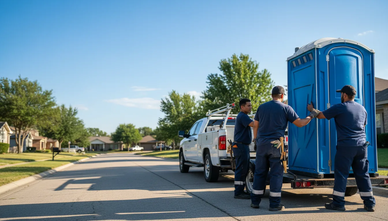 Portable Toilet Rental in Cunningham, TX near me